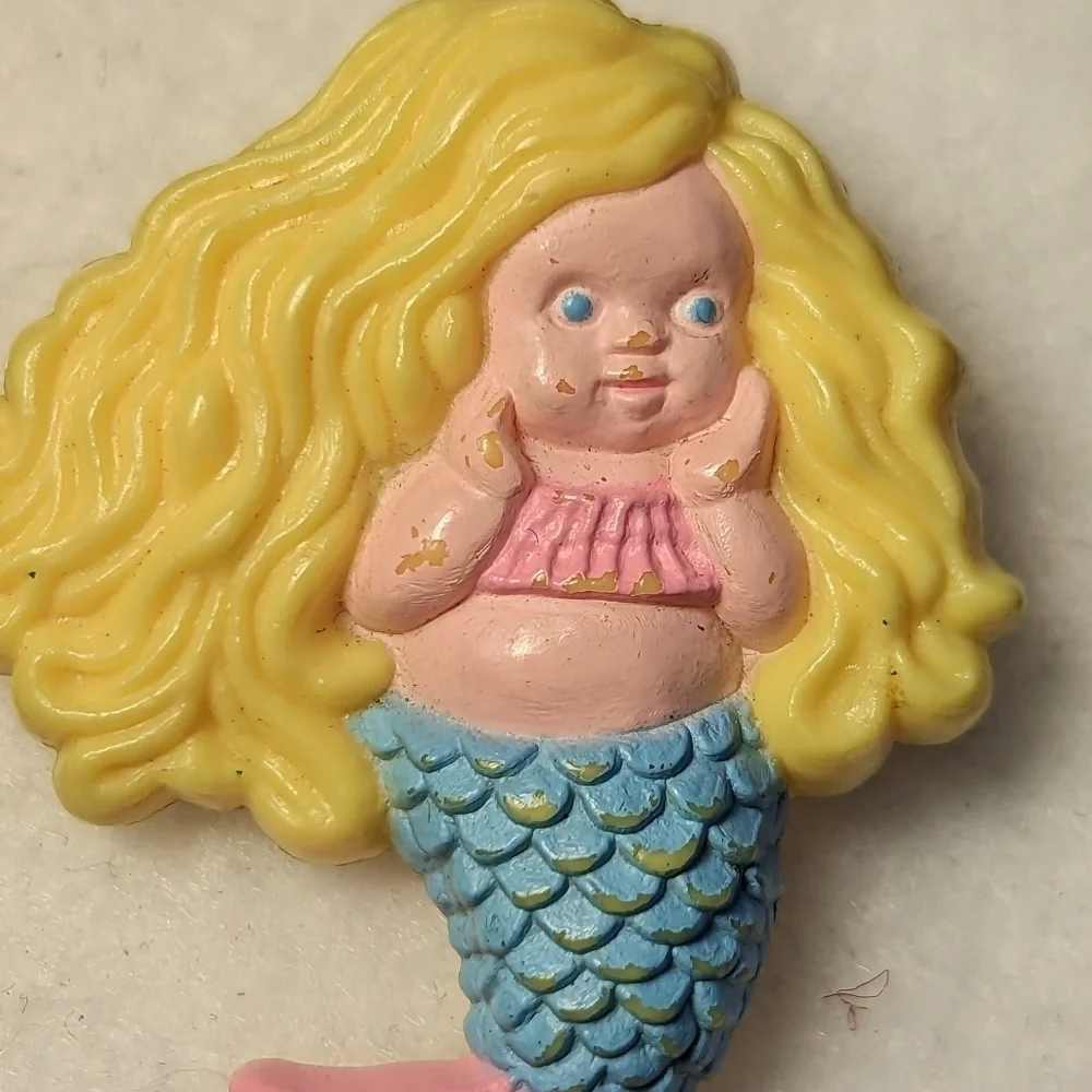 💛 Sweet Sea Avon 1986, Tomy 1985 Mermaid Pin brooch Vintage jewelry